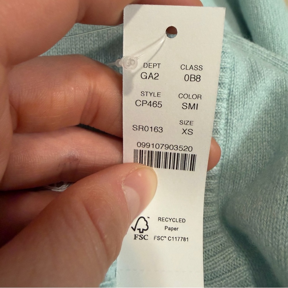 J crew mint Perfect cashmere cardigan - Picture 2 of 2